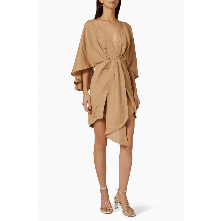 Significant Other - Lola Mini Dress in Linen Blend