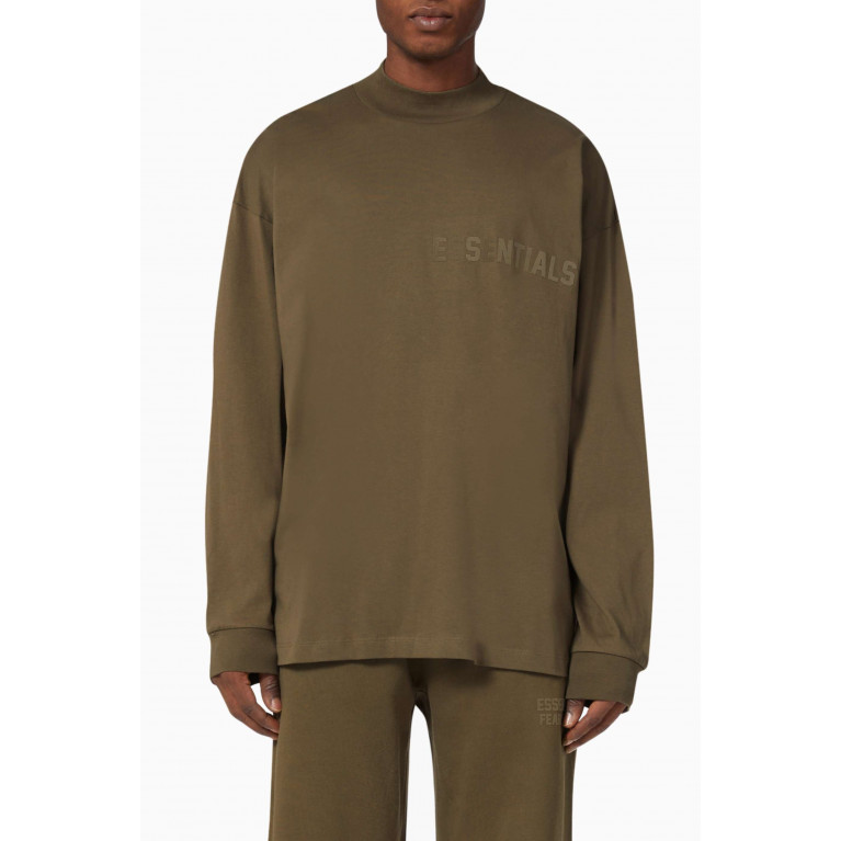Fear of God Essentials - Long-sleeve T-shirt in Cotton-jersey