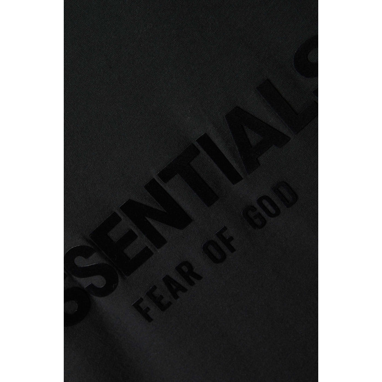 Fear of God Essentials - Essentials Logo T-shirt in Cotton Black