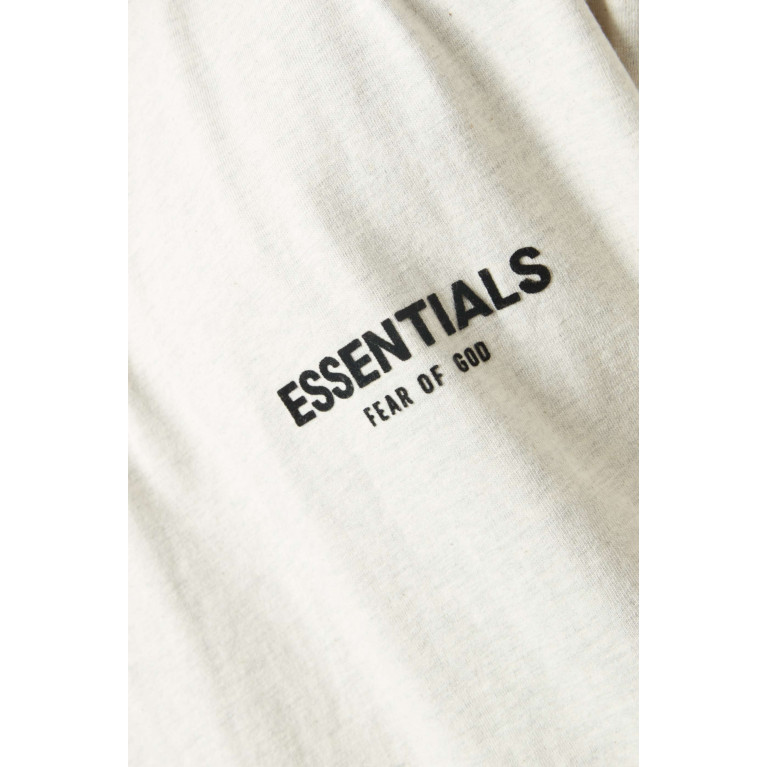 Fear of God Essentials - Essentials Logo T-shirt in Pure Cotton Grey