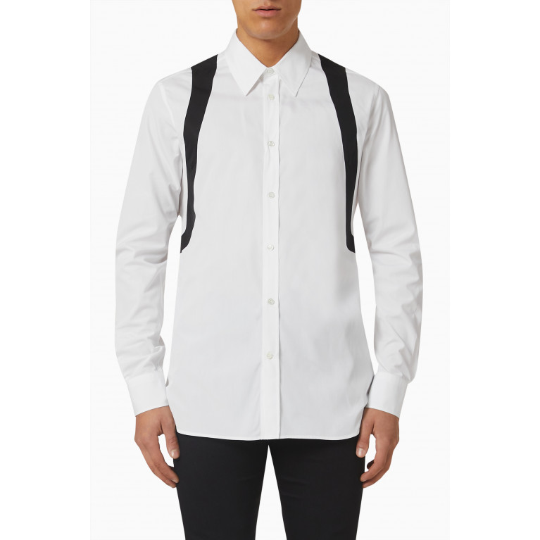 Alexander McQueen - Harness Shirt in Cotton Poplin