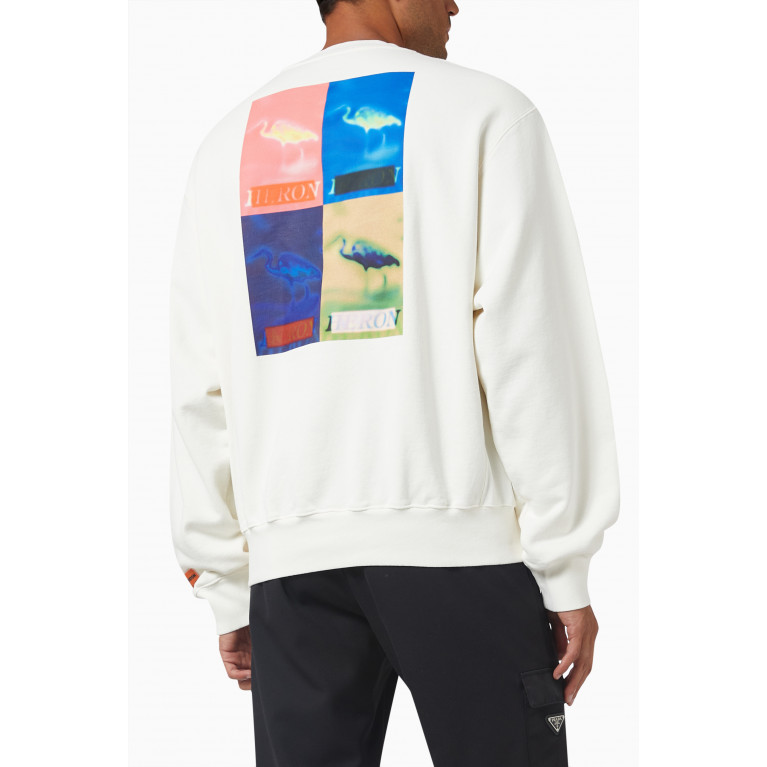 Heron Preston - Graphic Print Sweatshirt in Cotton