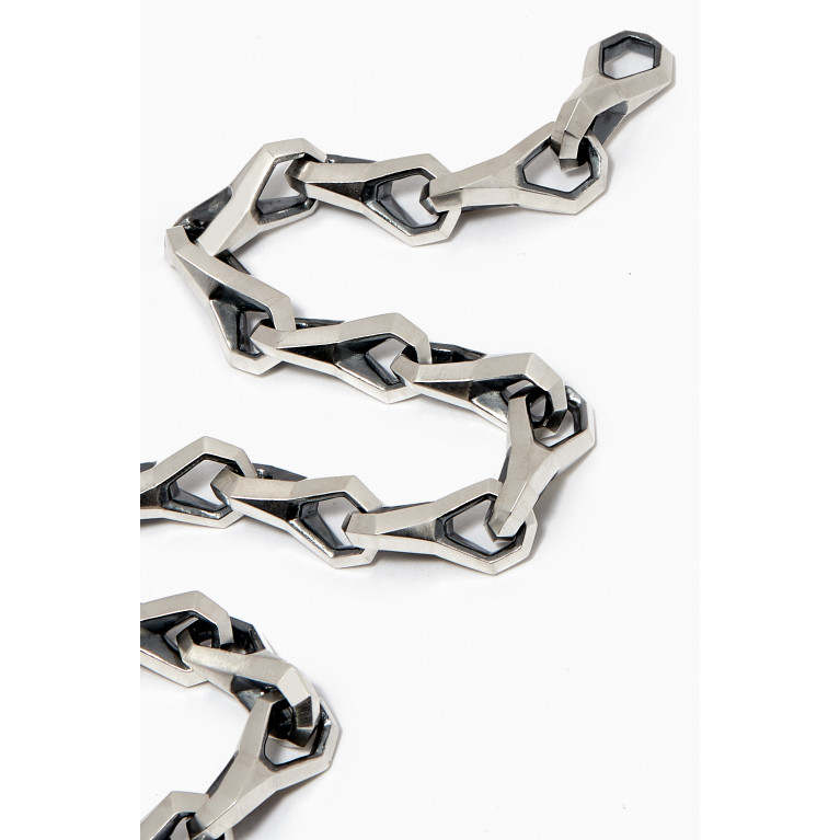 David Yurman - Faceted Link Bracelet in Sterling SIlver