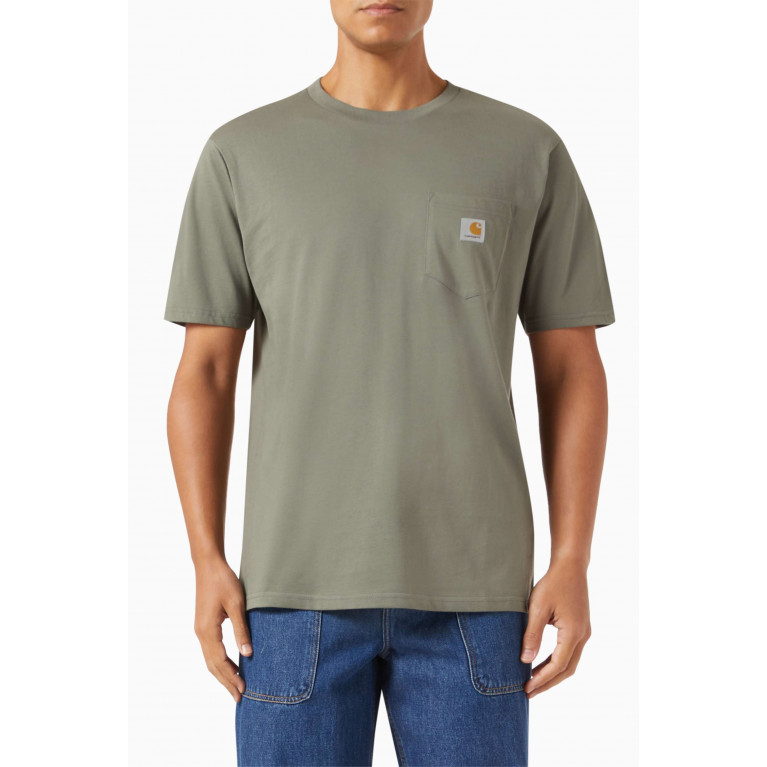 Carhartt WIP - Patch Pocket T-shirt in Cotton Jersey Green