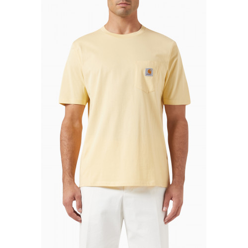 Carhartt WIP - Patch Pocket T-shirt in Cotton Jersey Yellow