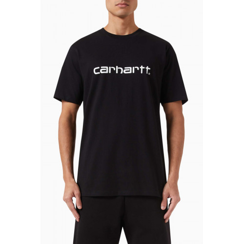 Carhartt WIP - Script T-shirt in Cotton Jersey Black