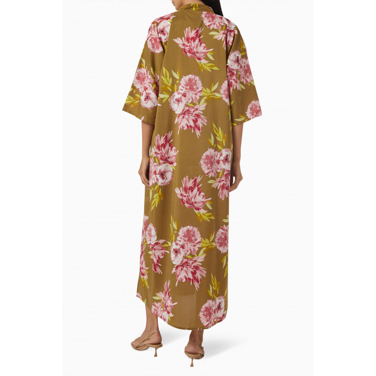 Selcouth - Floral Print Midi Dress