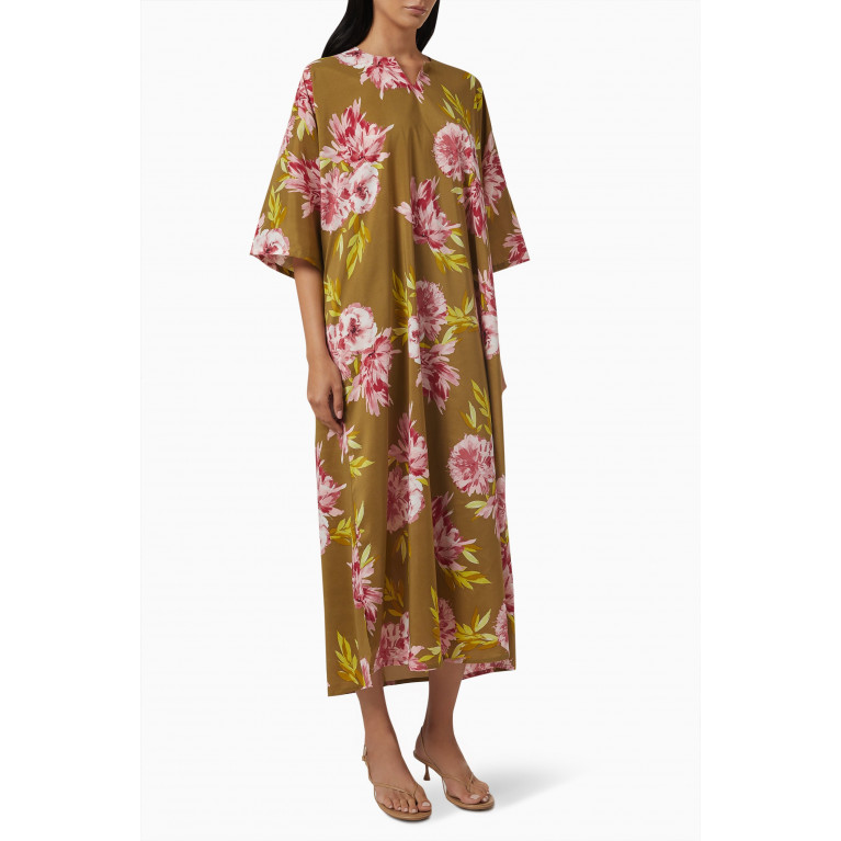 Selcouth - Floral Print Midi Dress