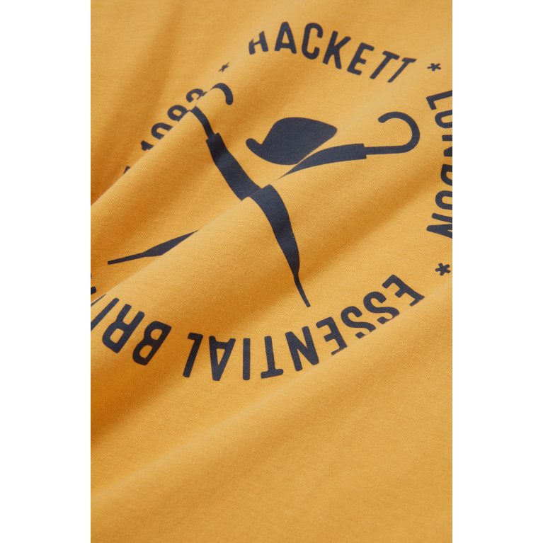 Hackett London - Logo Print T-shirt in Jersey