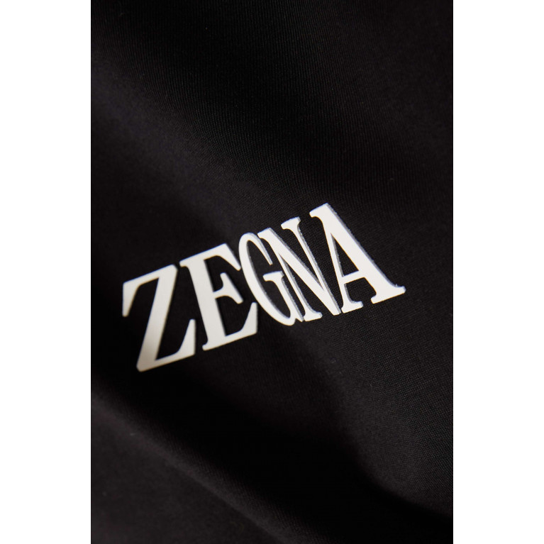 Zegna - #UseTheExisting™ Logo T-shirt in Cotton-jersey