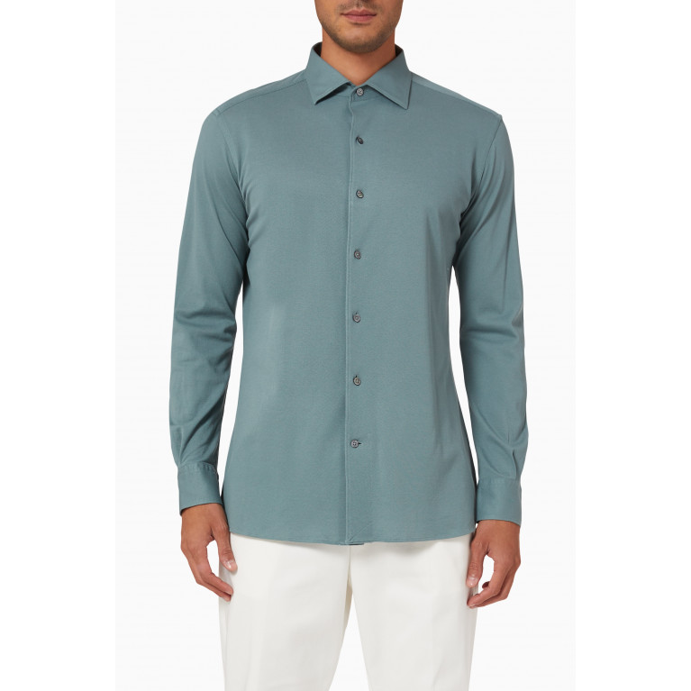 Zegna - Long-sleeve Shirt in Cotton-jersey