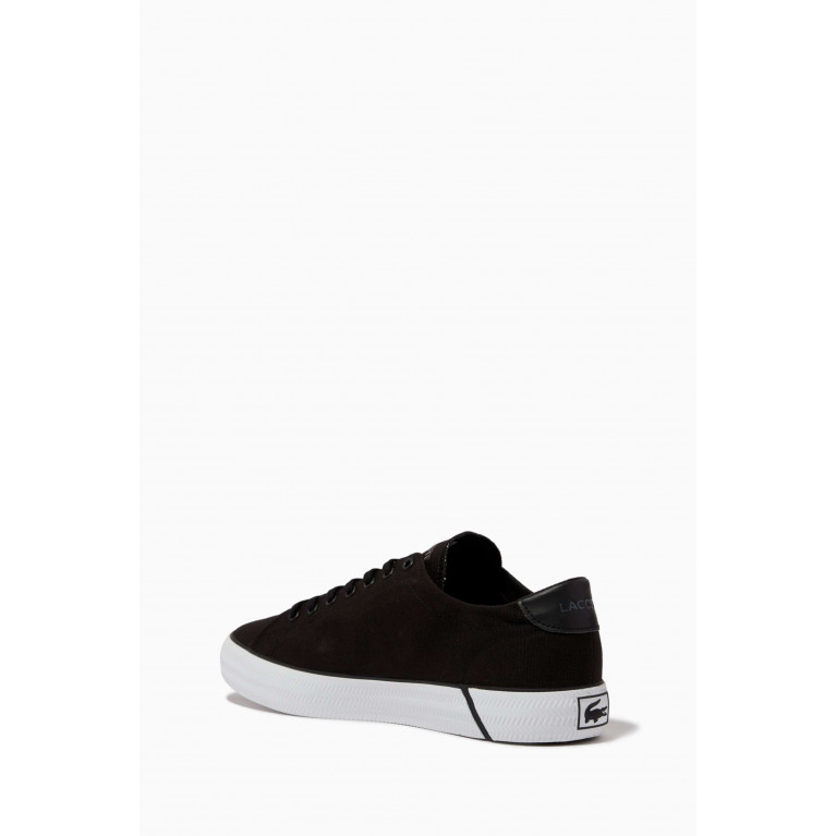 Lacoste - Gripshot Low-top Sneakers in Canvas Black