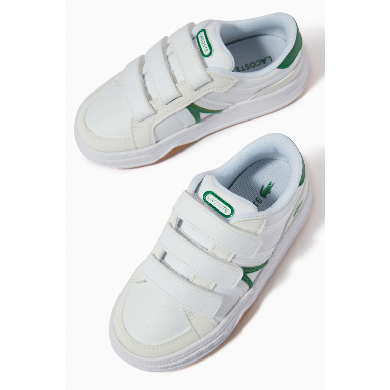 Lacoste - L001 Sneakers in Faux Leather White