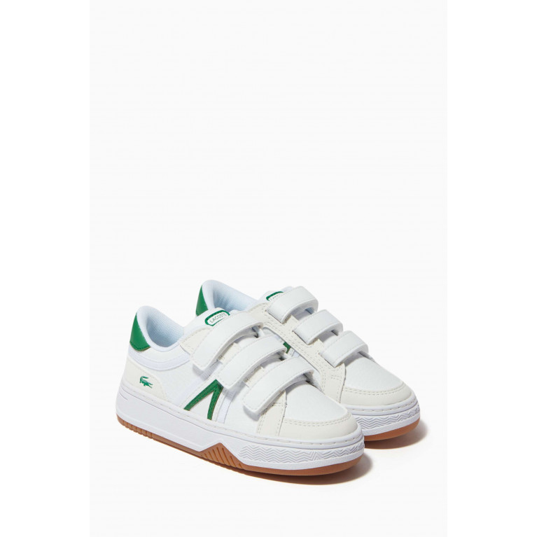 Lacoste - L001 Sneakers in Faux Leather White