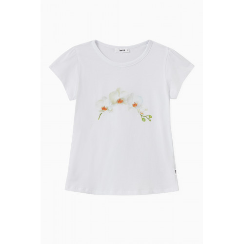 NASS - Orchid Print T-shirt in Jersey
