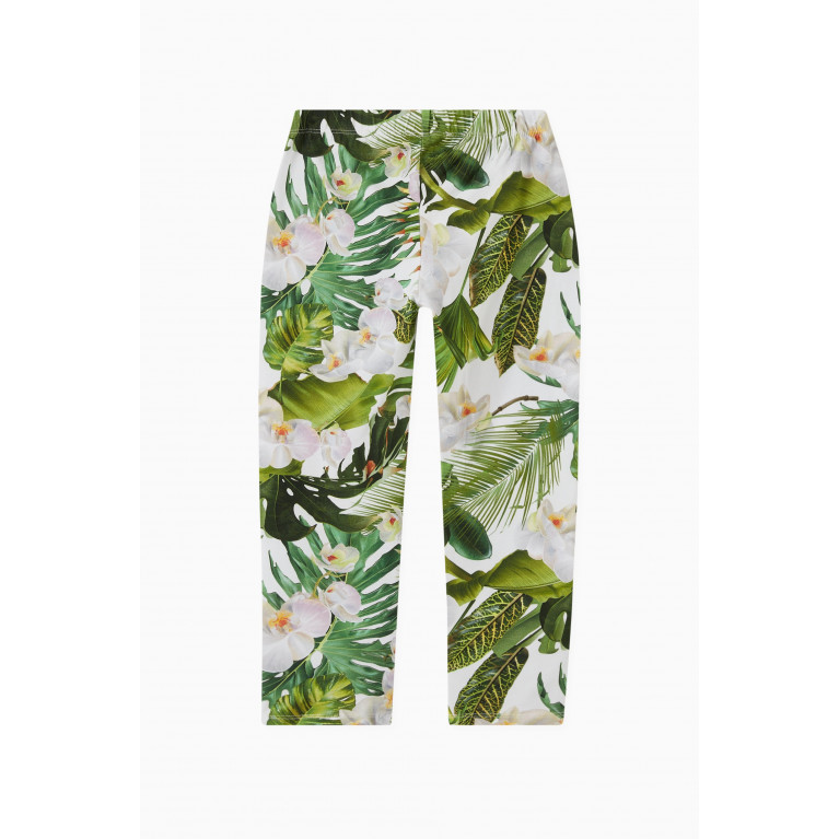 NASS - Orchid Print Leggings in Jersey