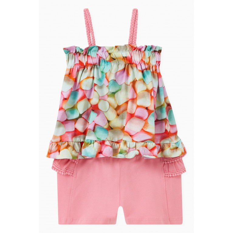NASS - Marshmallow Top & Shorts Set in Cotton