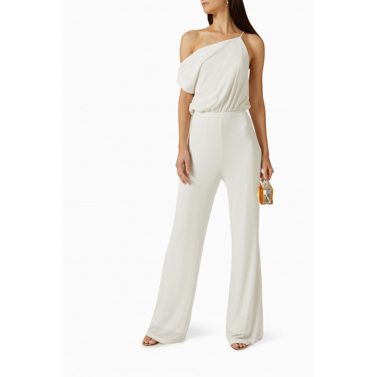 Misha - Emer Jumpsuit in Jersey White