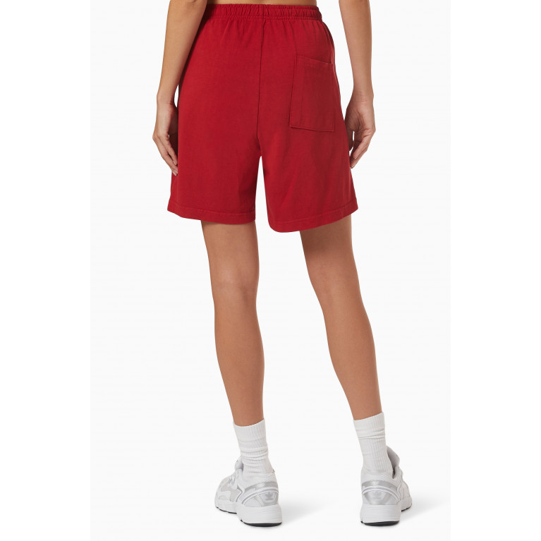 Sporty & Rich - Athlettic Team Shorts in Cotton Jersey