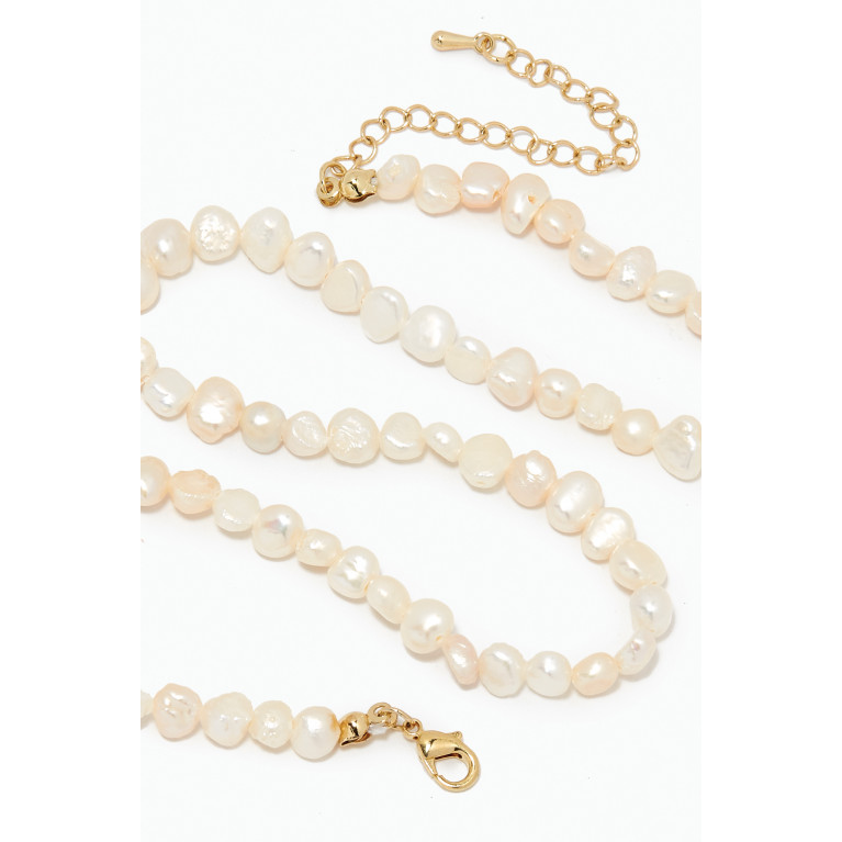 The Jewels Jar - Ariel Necklace in Keshi Pearls