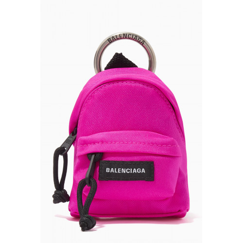 Balenciaga - Micro Backpack Keyring in Recycled Nylon