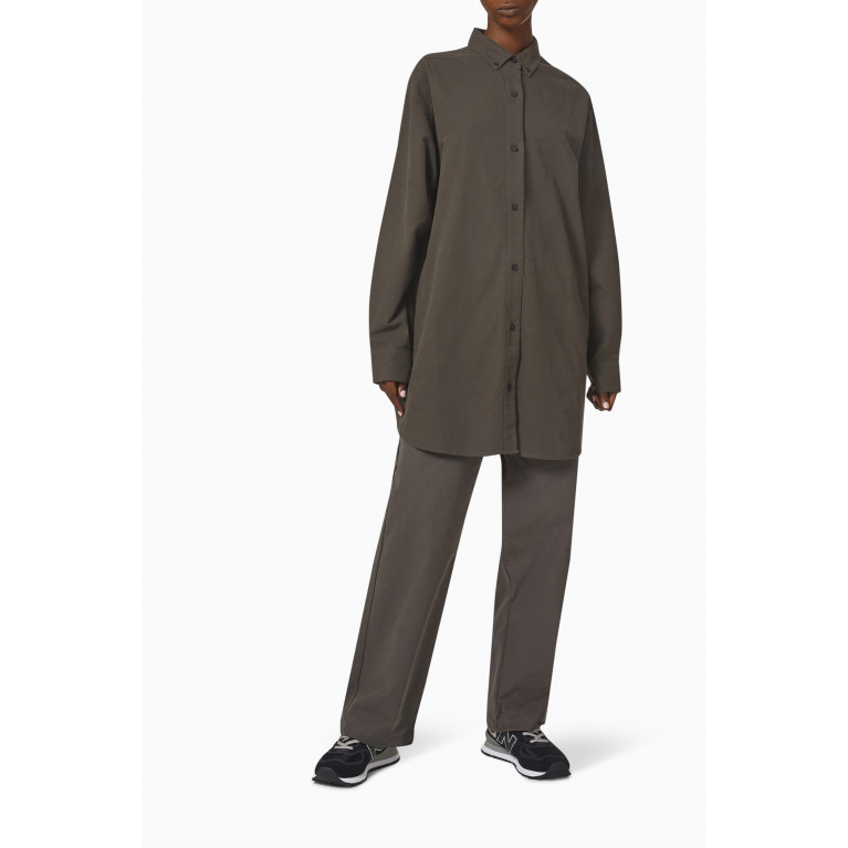 Fear of God Essentials - Oversized Oxford Shirt in Cotton