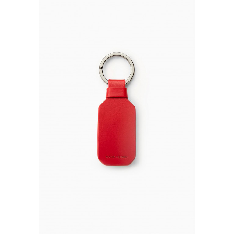 Ferrari - Icon Key Holder in Leather Red