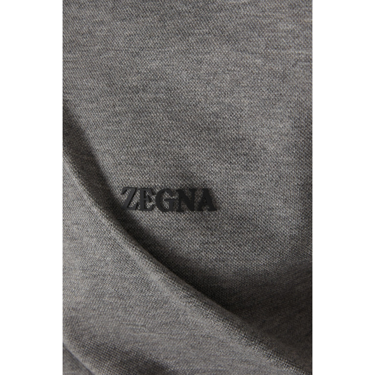 Zegna - Logo Polo Shirt in Stretch-cotton