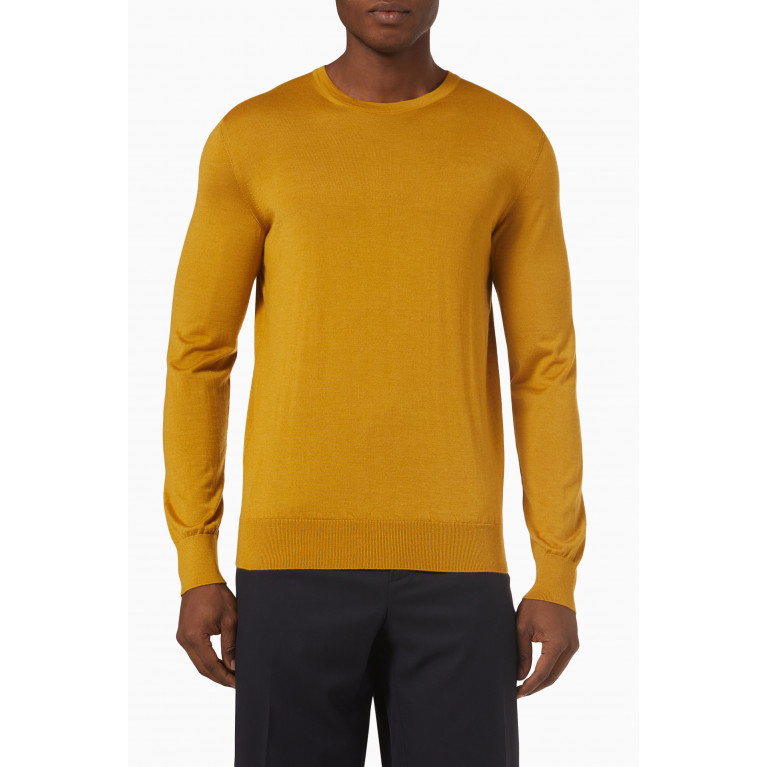Zegna - Cashseta Light Crewneck Sweater in Cashmere-blend