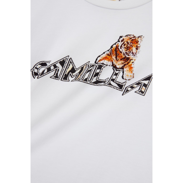 CAMILLA - Tiger Logo T-shirt in Cotton