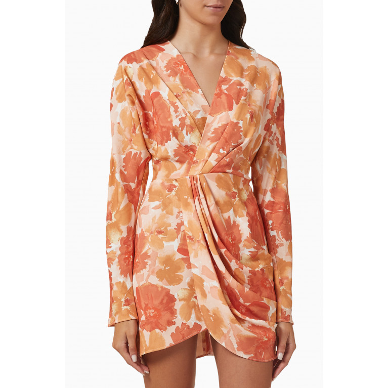Significant Other - Maeve Floral-print Mini Dress in Stretch-viscose