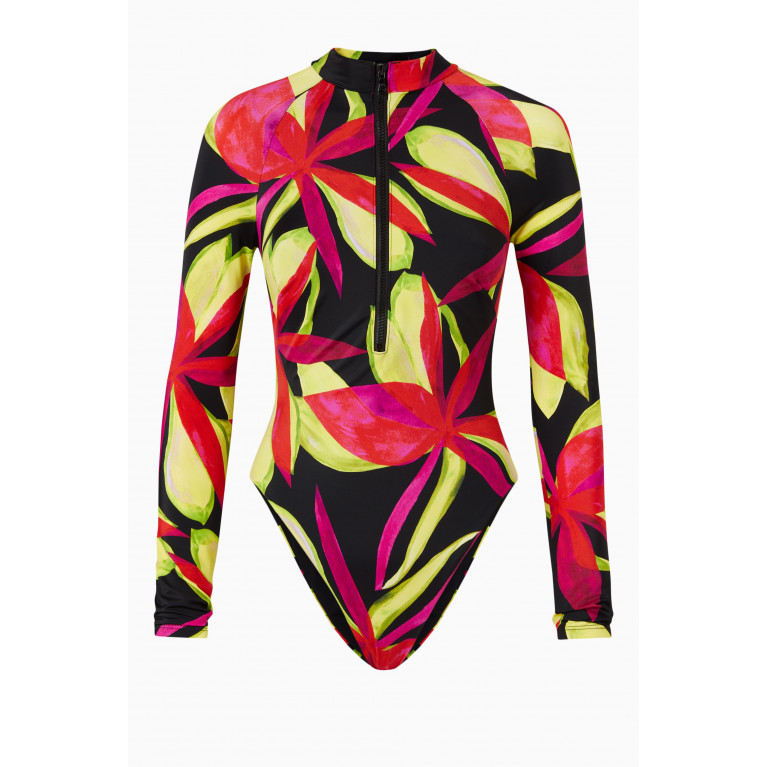 Louisa Ballou - Spring One-piece Swimsuit in Lycra