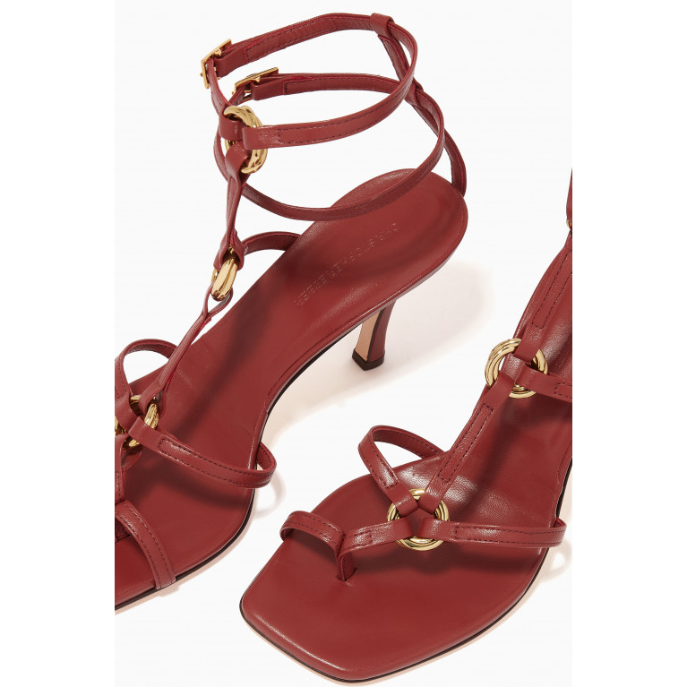 Christopher Esber - Ilona Buckled Sandals in Nappa Leather
