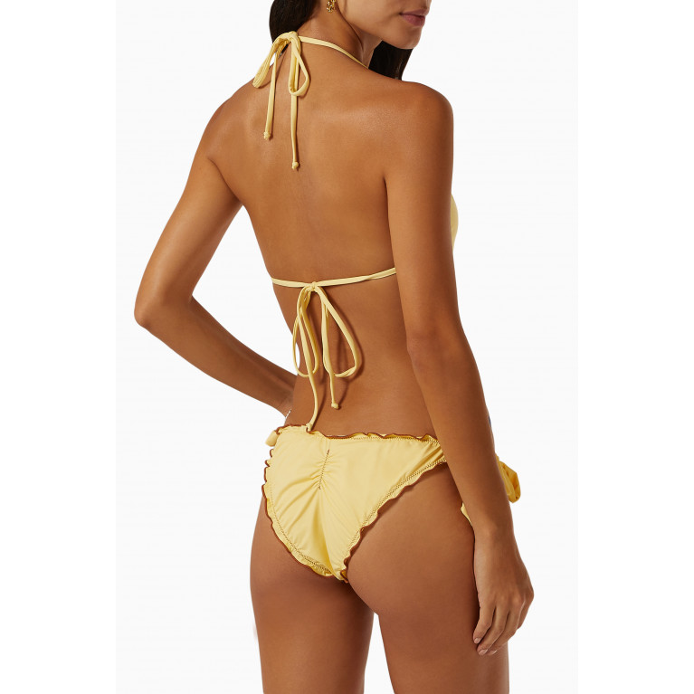 Frankies Bikinis - x Gigi Hadid Colby Bikini Bottoms Gold