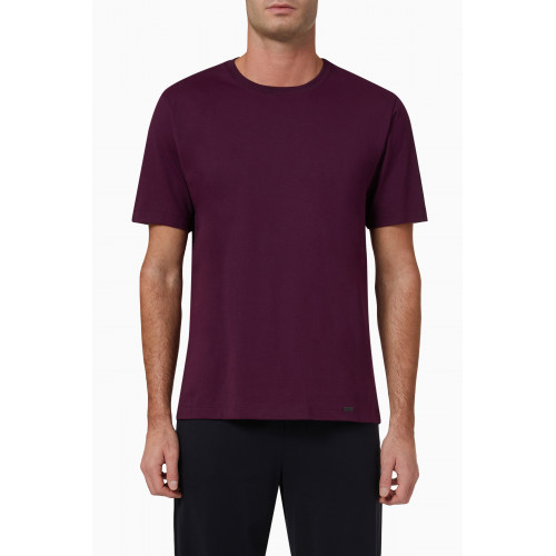 Hanro - Living T-shirt in Cotton Red