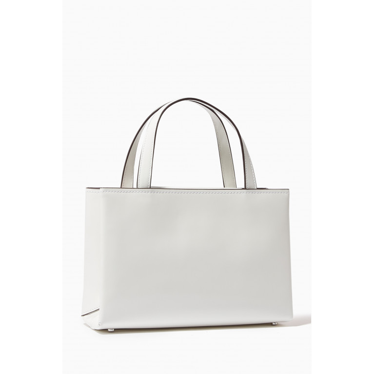Kate Spade New York - Small Sam Icon Tote Bag in Spazzolato Leather White