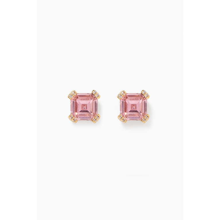 Kate Spade New York - Dazzle Stud Earrings in Metal Pink