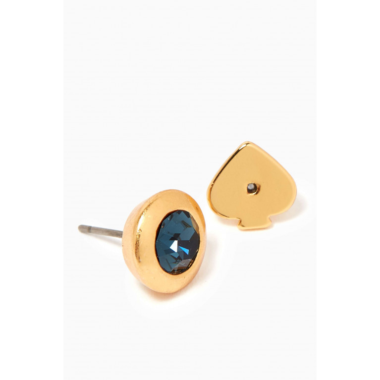 Kate Spade New York - On The Dot Crystal Stud Earrings in Metal Gold