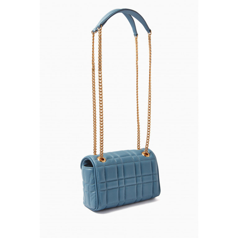 Kate Spade New York - Small Evelyn Crossbody Bag in Quilted Leather Blue