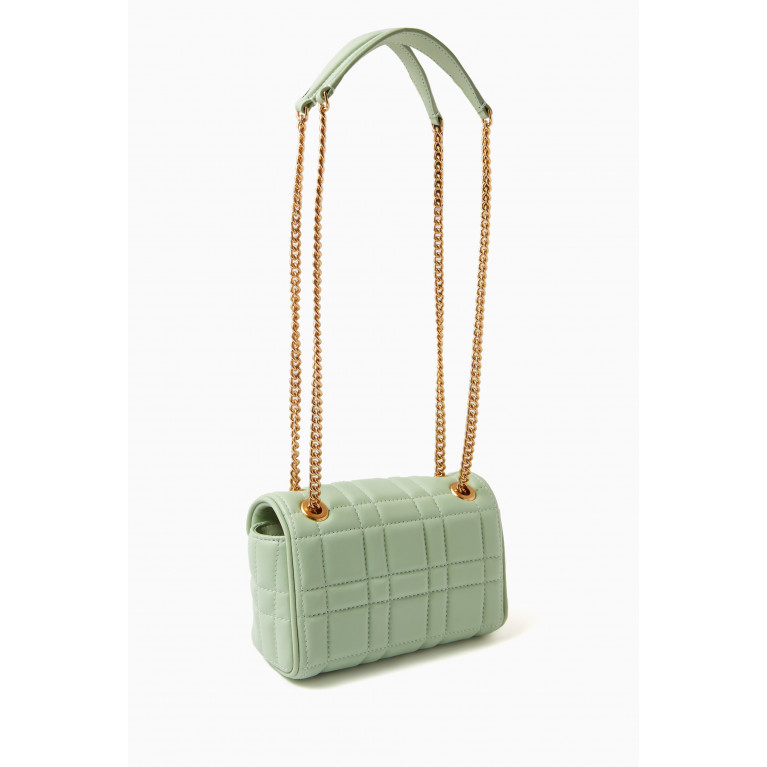 Kate Spade New York - Small Evelyn Crossbody Bag in Quilted Leather Green