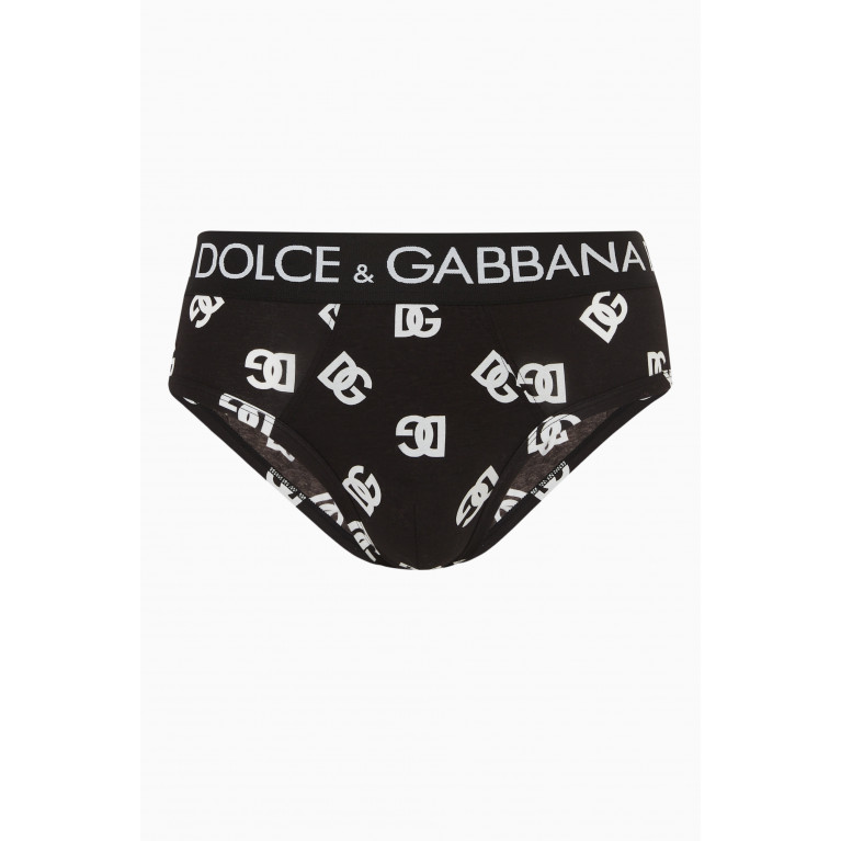 Dolce & Gabbana - Logo Brief in Cotton