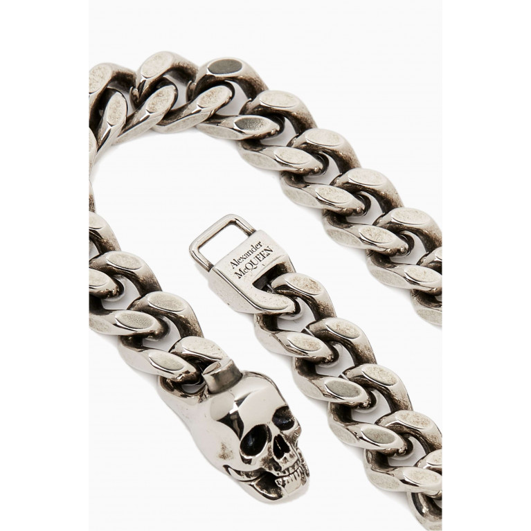 Alexander McQueen - Skull Chain Bracelet in Metal