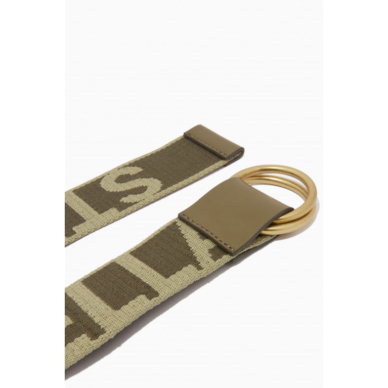 Stella McCartney - Monogram Belt in Fabric Lurex