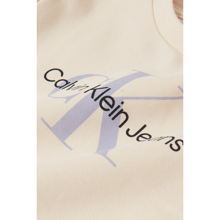 Calvin Klein - Logo Tracksuit Set in Cotton Neutral
