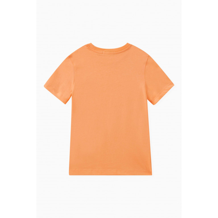Calvin Klein - Logo T-shirt in Cotton Orange