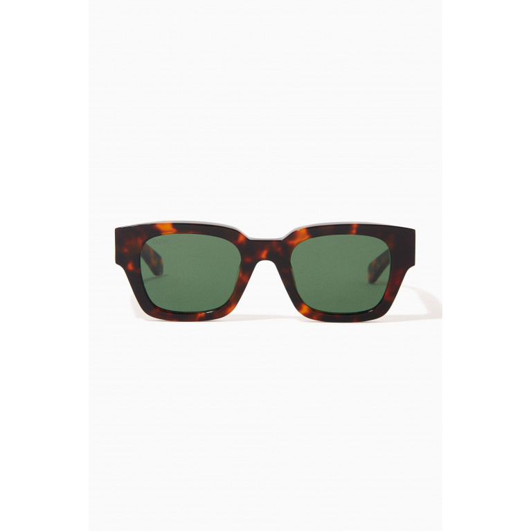 Off-White - Zurich Sunglasses in Acetate Brown