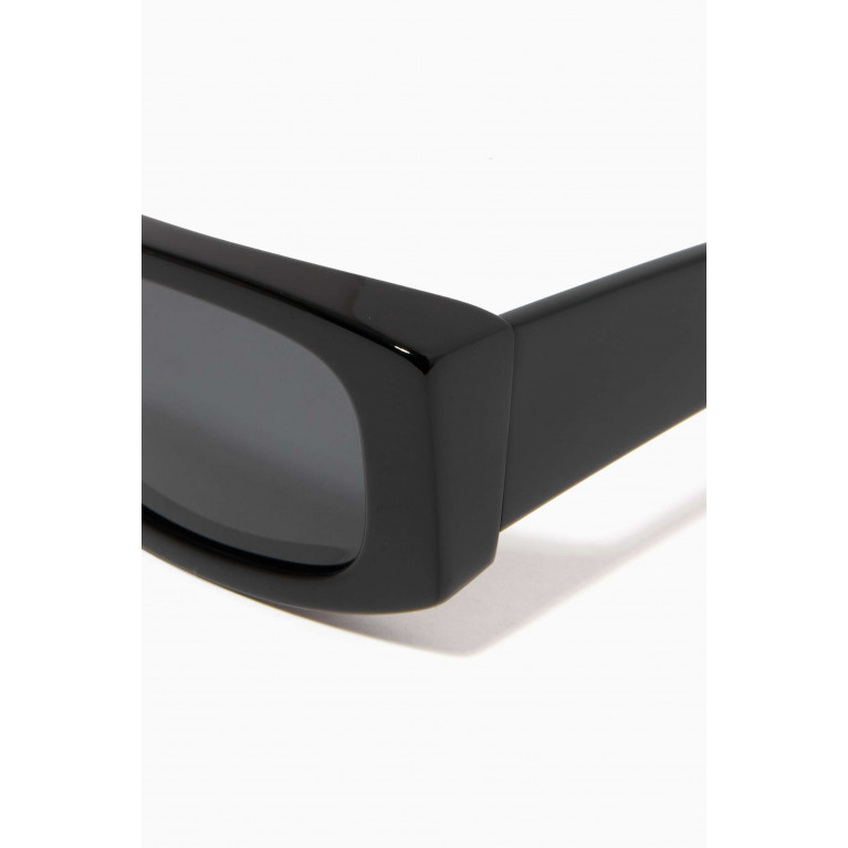Off-White - Lucio Sunglasses in Acetate Black