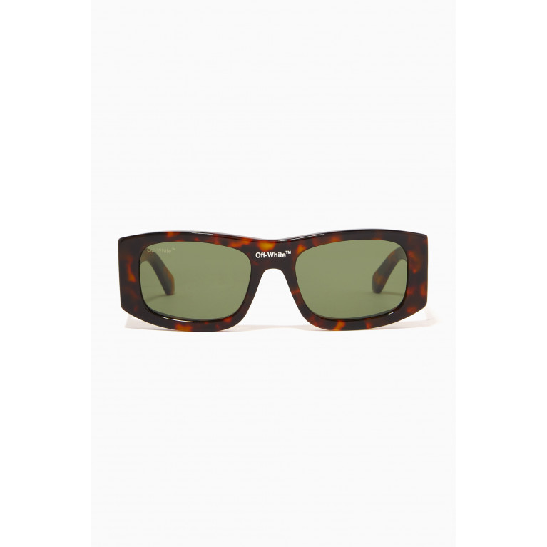 Off-White - Lucio Sunglasses in Acetate Brown