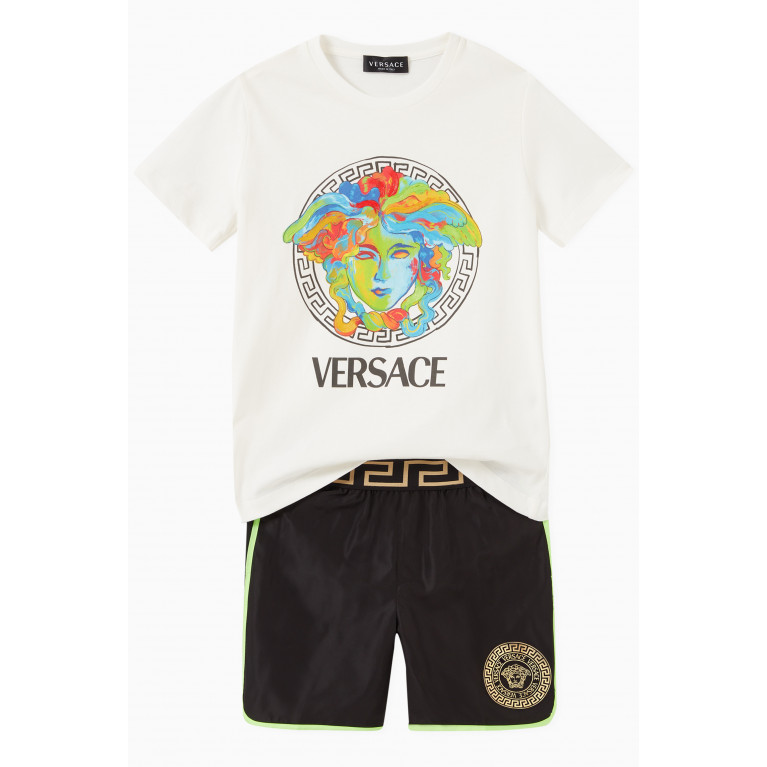 Versace - Medusa Print Swim Shorts in Nylon