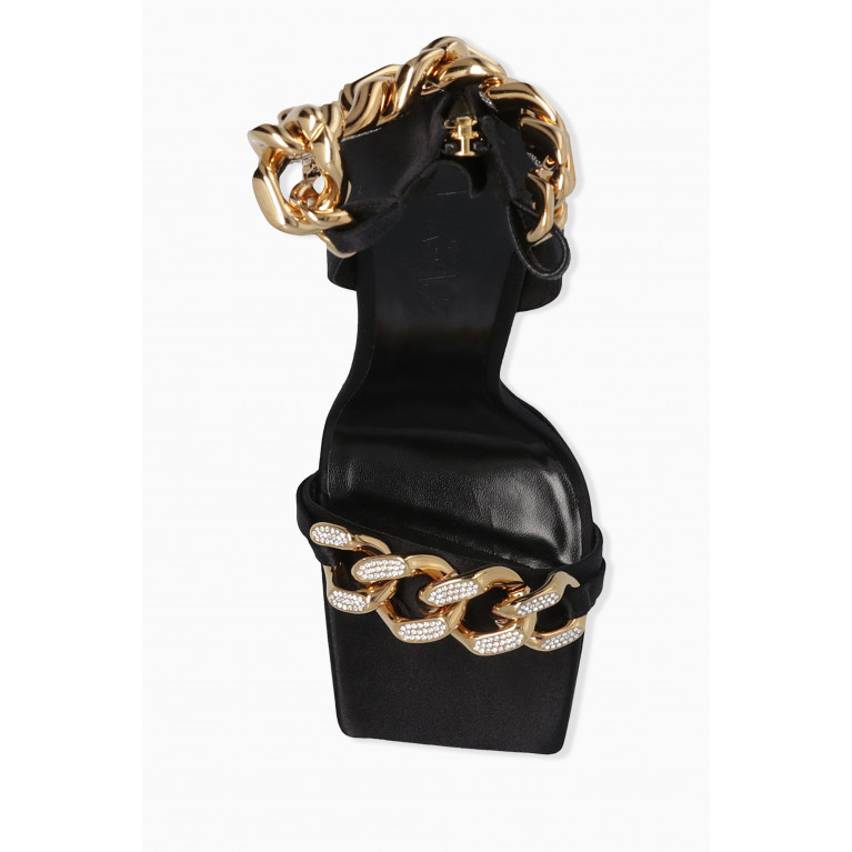 Versace - Medusa 110 Chain Sandals in Nappa